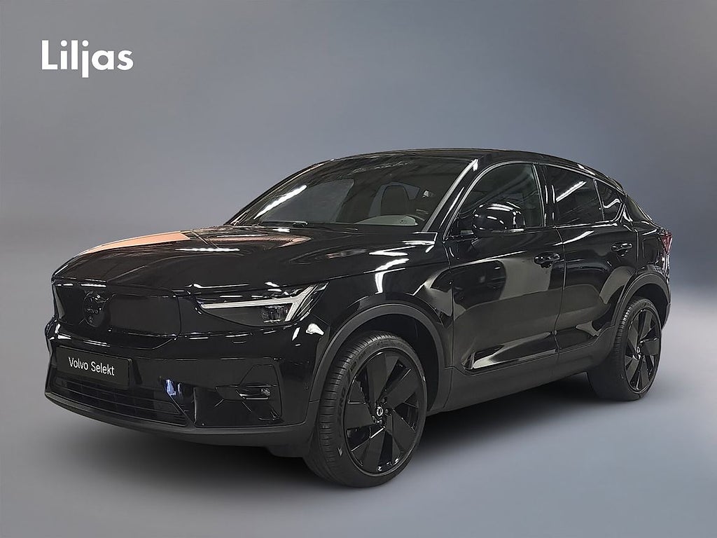 Volvo EC40 Twin Motor Performance Ultra Black SE//Dragkrok//