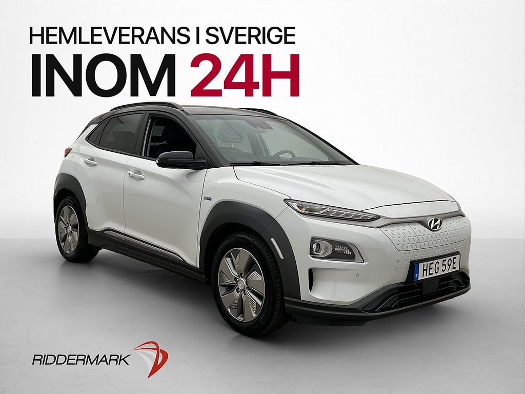 Hyundai Kona Electric 64 kWh Premium Drag KRELL-Ljud MOMS