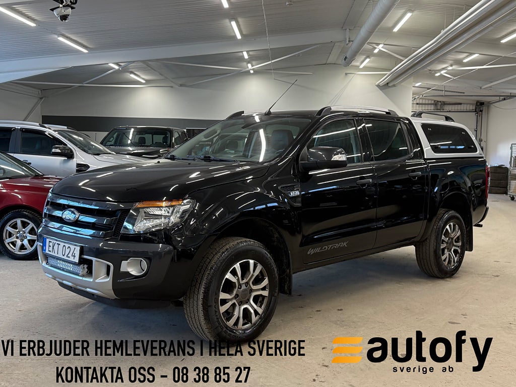 Ford ranger Dubbelhytt 3.2 TDCi 4x4 WILDTRAK KÅPA MOMS D-VÄRM