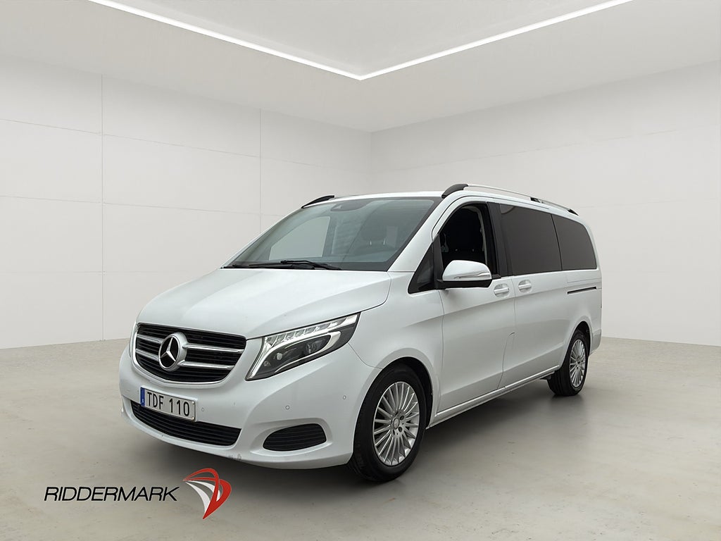 Mercedes-Benz V 220 d Lång Värmare Dragkrok B-Kamera 7-Sits