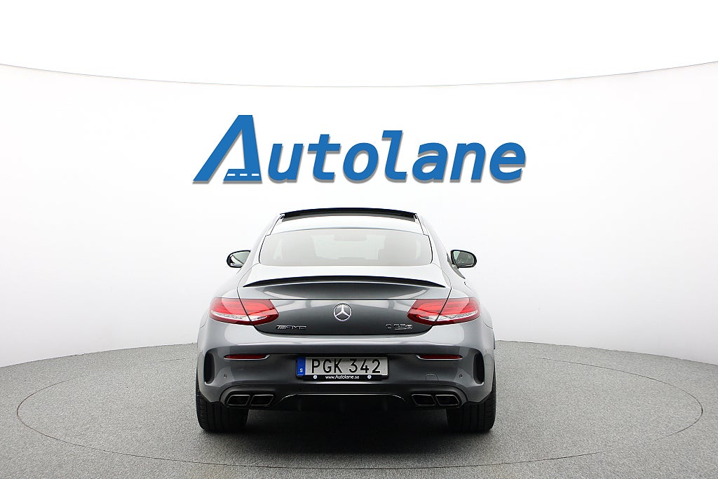 Mercedes-Benz C63 S AMG Coupé Panorama, Burmester®, 360 kamera, Sv-Såld