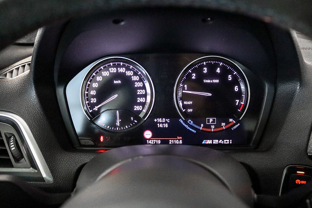 BMW M240I xDrive Coupé H/K Cockpit BullX-Sportavgas Navi 340hk