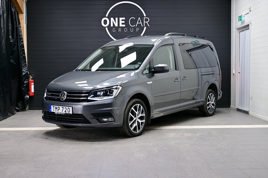Volkswagen Caddy Maxi Life 2.0 TDI 4Motion 7-sits MOMS Lågmilare