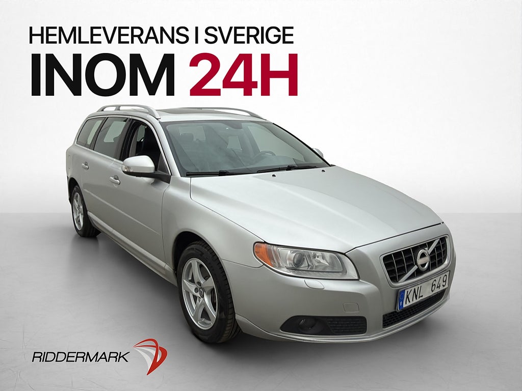 Volvo V70 2.5 231hk Summum Värmare T-Lucka Dragkrok Skinn