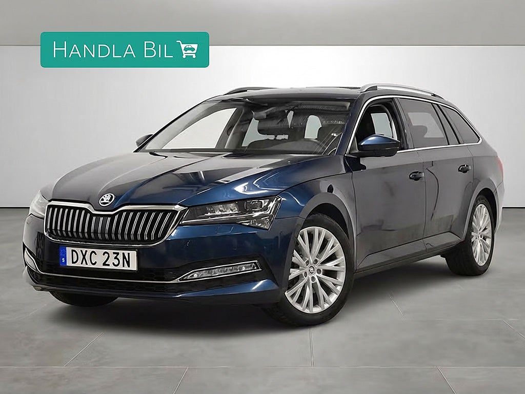 Skoda Superb 1.5 TSI Business B-värm Skinn/Alcantara B-kam Drag