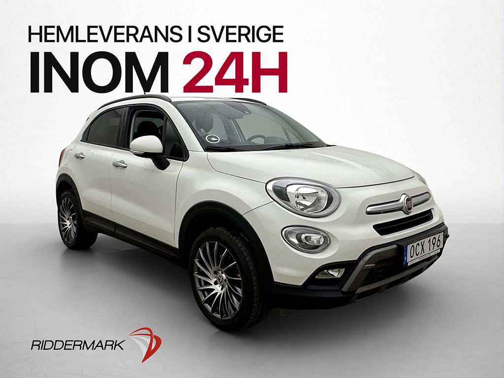 Fiat 500X 4x4 170hk Kamera Halvskinn Bluetooth Döda-Vinkel