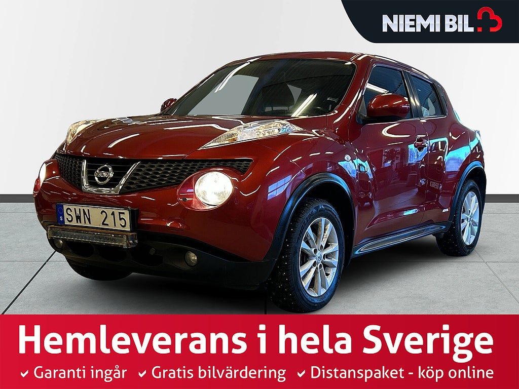 Nissan Juke 1.5dCi MoK-Värm/LED-Ramp/SoV-Däck/Låg skatt/Kamrem bytt