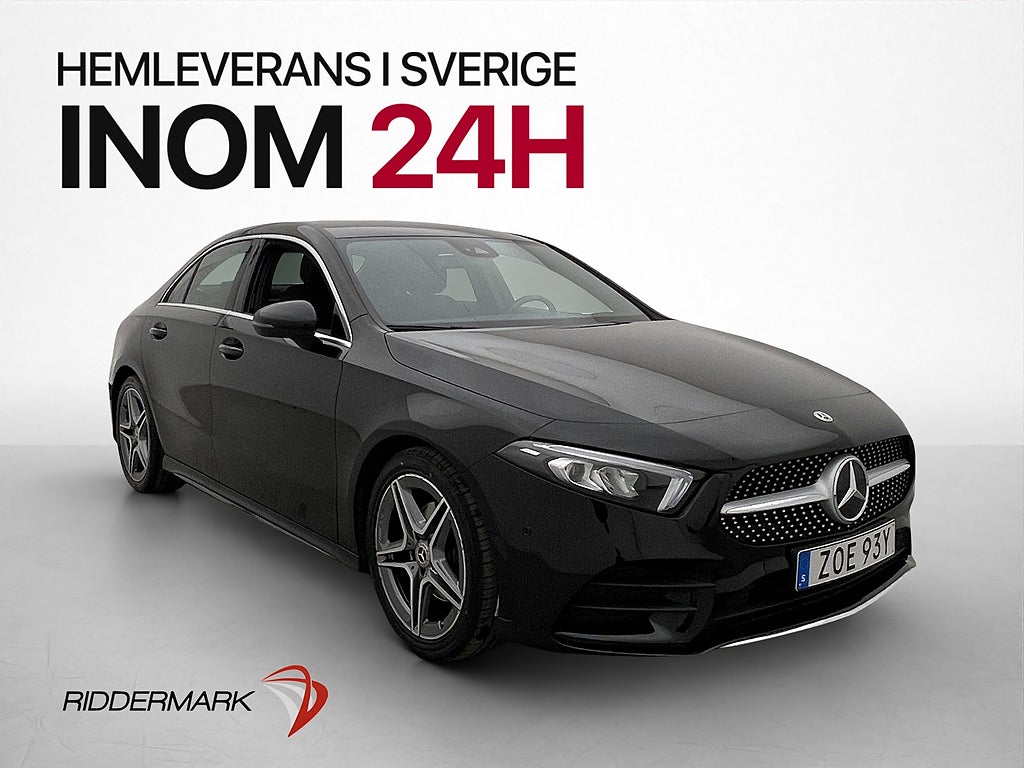 Mercedes-Benz A 200 163hk AMG Line Kamera CarPlay 0,52l/mil