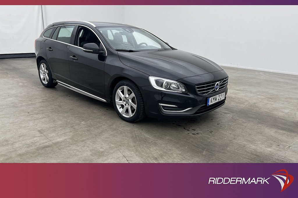 Volvo V60 D4 181hk Summum VOC Värm Navi Skinn Rattvärme