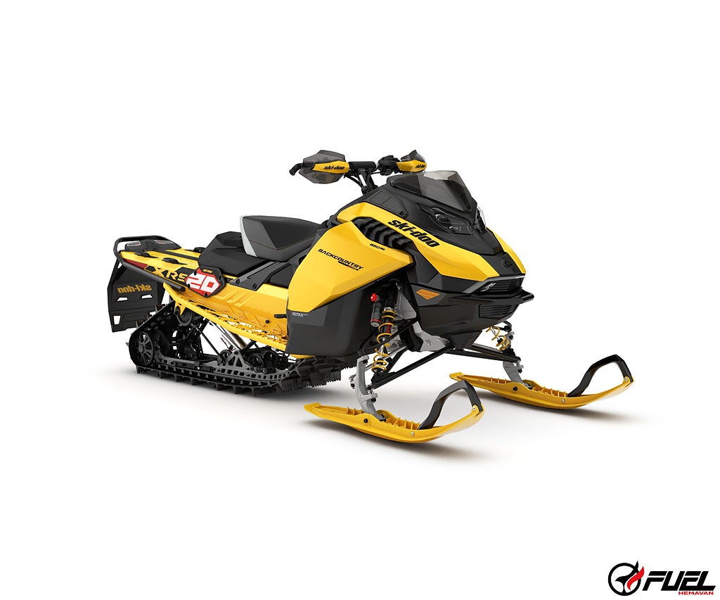 Ski-Doo Backcountry X-RS 850 E-TEC Turbo R with WIS 146in 3700mm 2.0in 51mm PowderMa