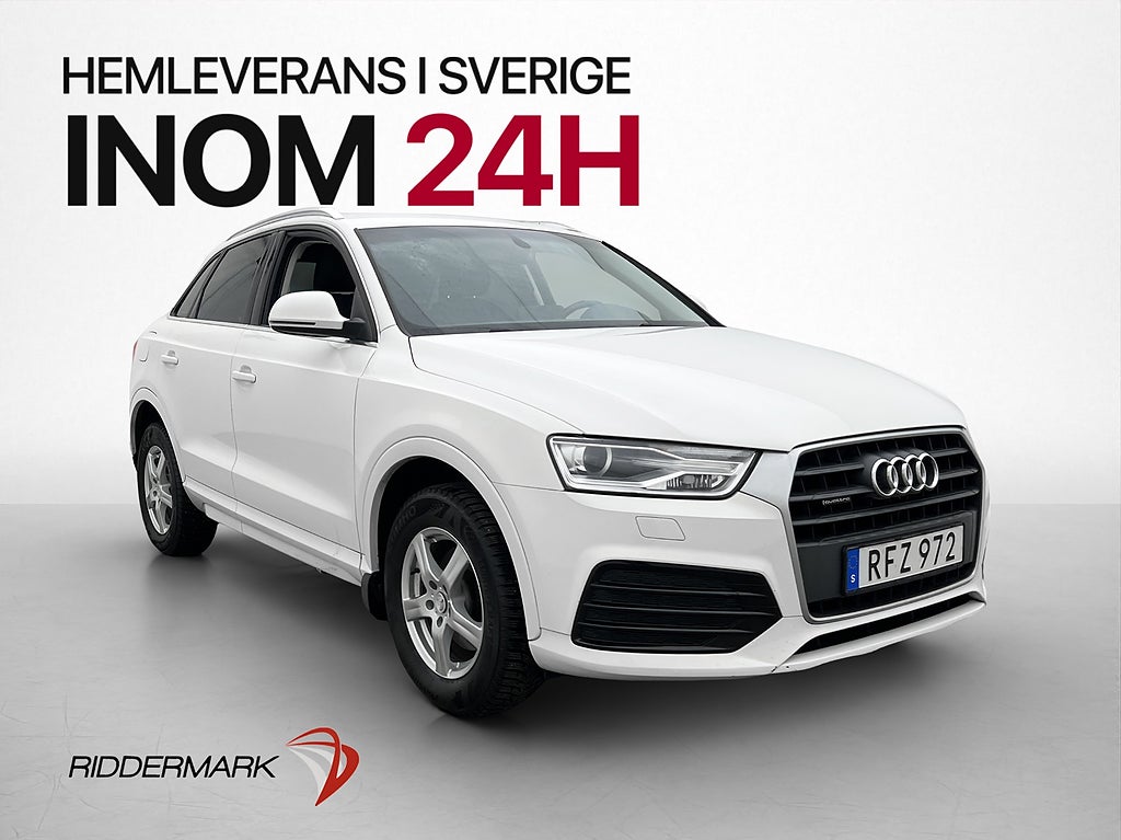 Audi Q3 2.0 TDI Quattro 150hk Proline Keyless P-Sensorer