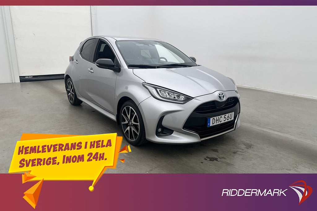 Toyota Yaris Hybrid 116hk Style Kamera Halvskinn Adapt-Fart