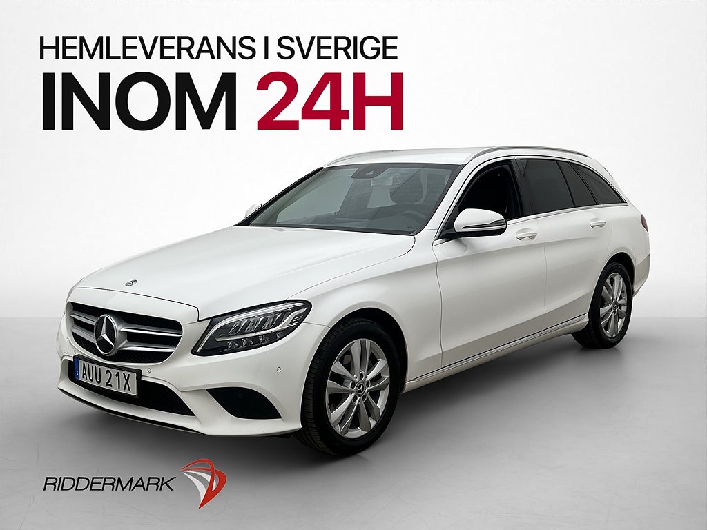 Mercedes-Benz C 200 T d 9G-Tronic 160hk Kamera Navi Drag LED