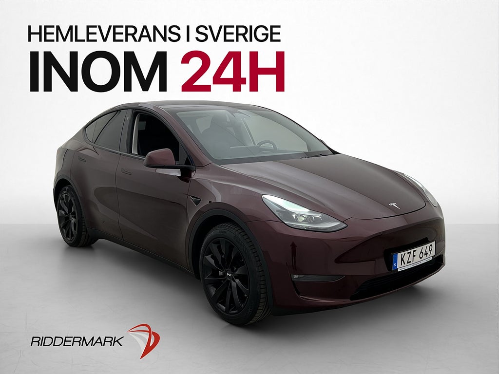 Tesla Model Y Long Range AWD 514hk Drag Autopilot Pano MOMS