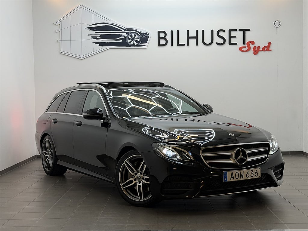Mercedes-Benz E 200 d 150hk AMG Pano/Navi/Bkamera/Krok/19"Fälg/AMG