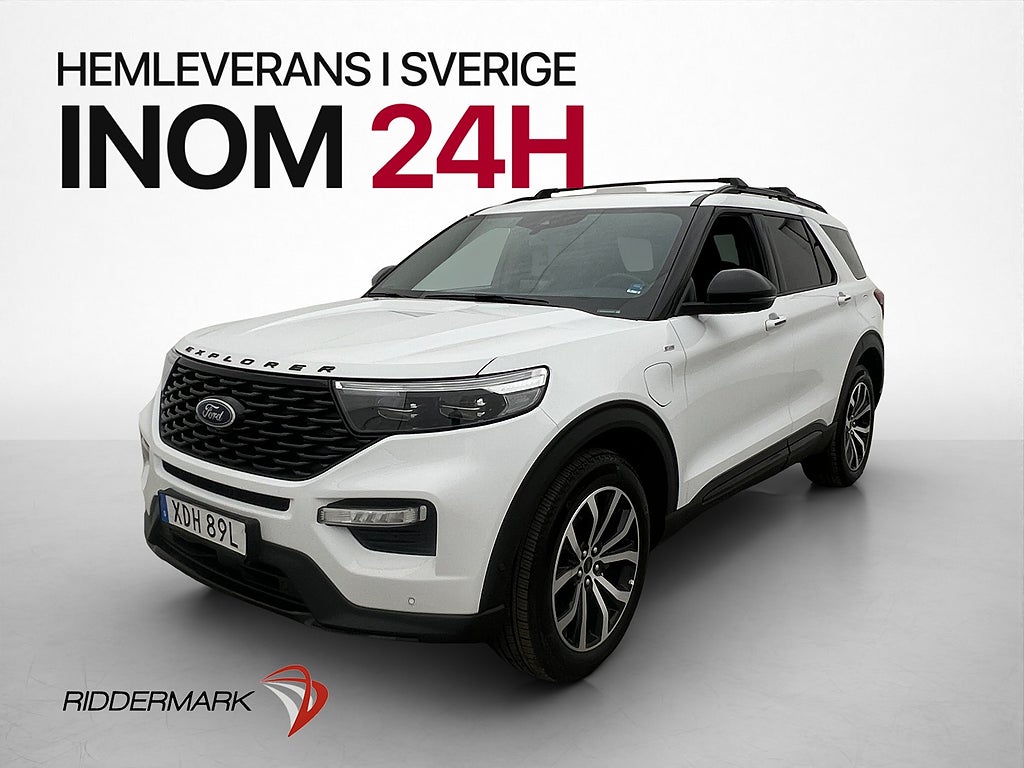 Ford Explorer Plug-In 457hk ST 7-Sits Pano 360° Drag CarPlay