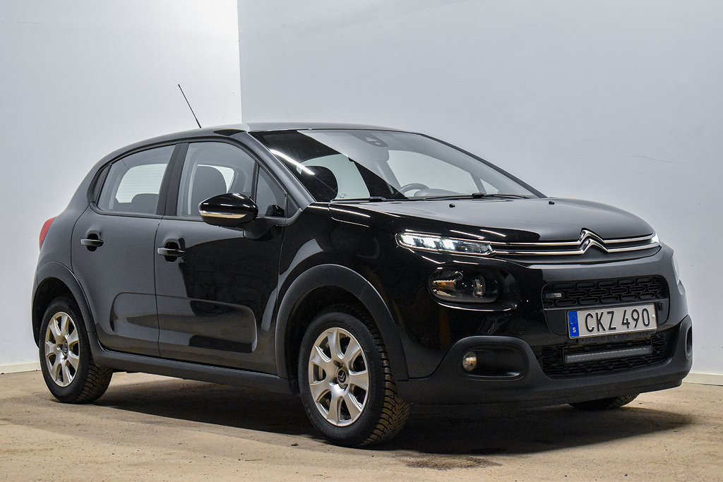 Citroën C3 1.2VTi Euro 6 PDC En Brukare Motorvärmare Ledramp