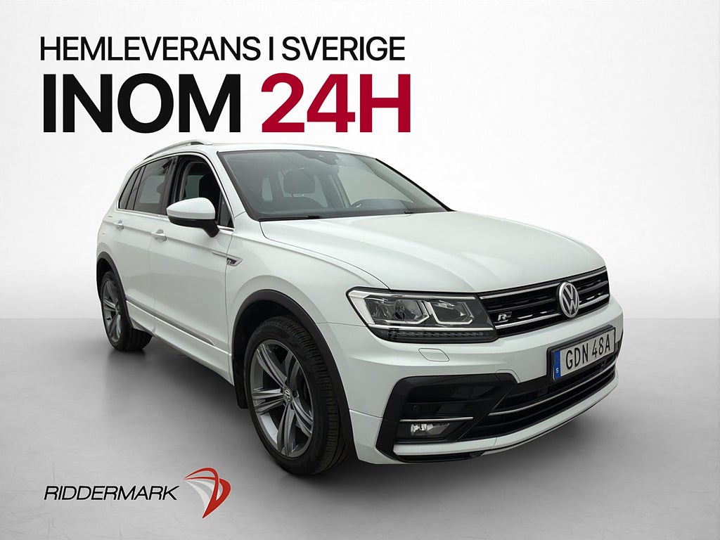 Volkswagen Tiguan TSI 190hk 4M Pano Värmare Cockpit CarPlay