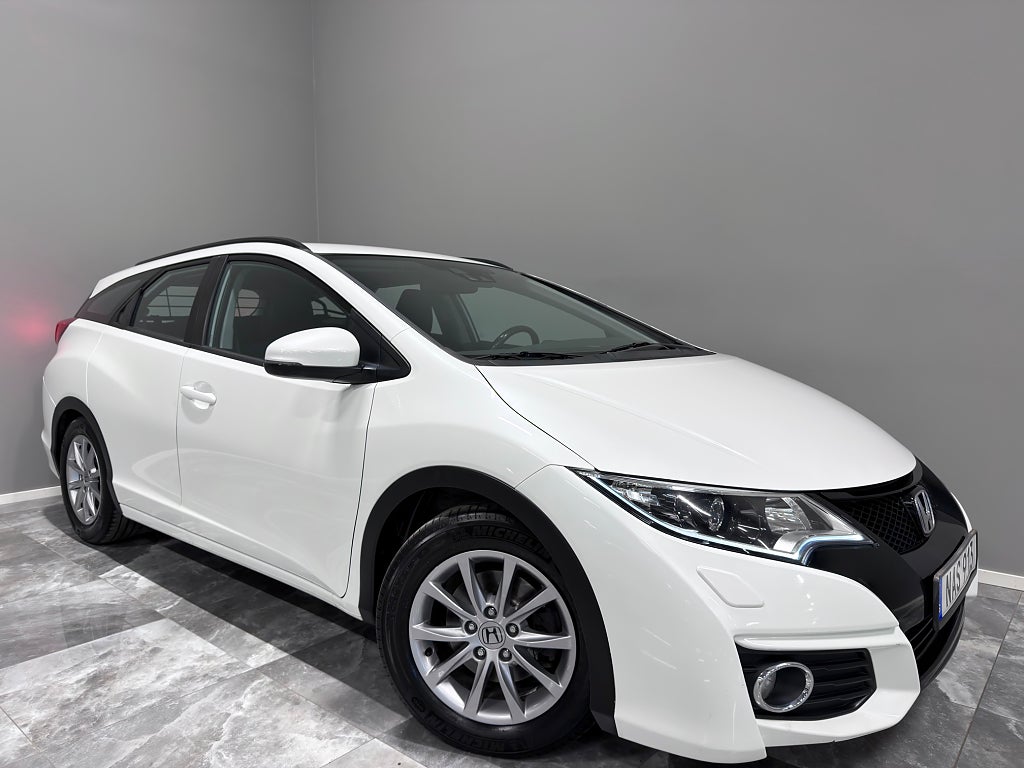 Honda Civic Tourer 1.6 i-DTEC/Drag/Värmare/Kamera/Nyservad/120HK