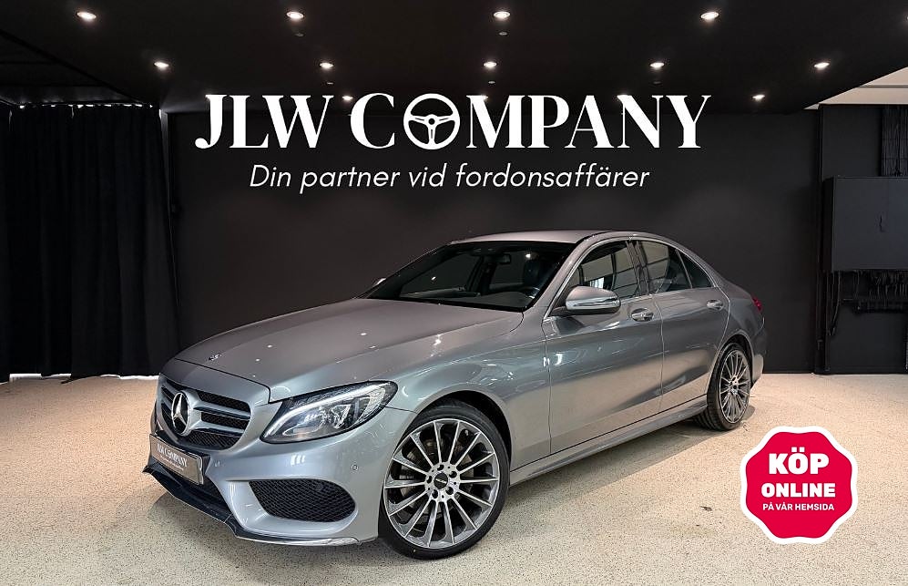 Mercedes-Benz C 220 d 4MATIC | AMG | Dragkrok | Burmester högtalare