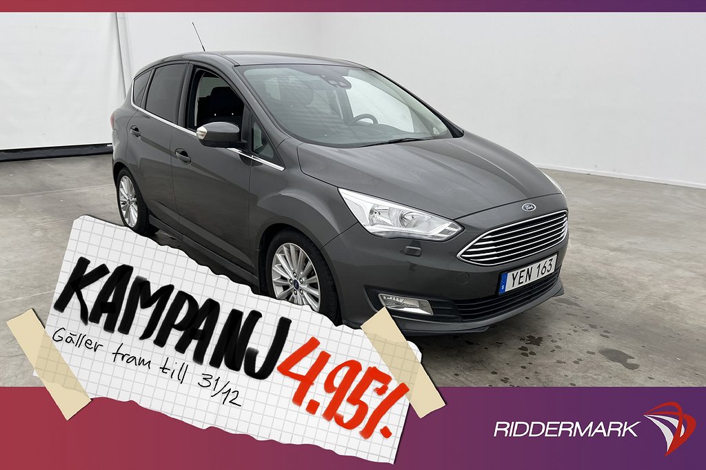 Ford C-Max 1.0 EcoBoost 125hk Titanium Dragkrok 4,95% Ränta