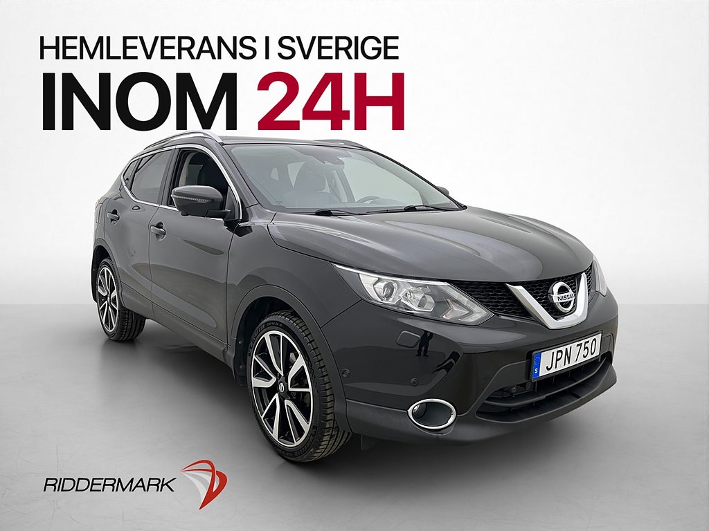 Nissan Qashqai 1.2 DIG-T Tekna M&K-Värmare Pano 360° Drag