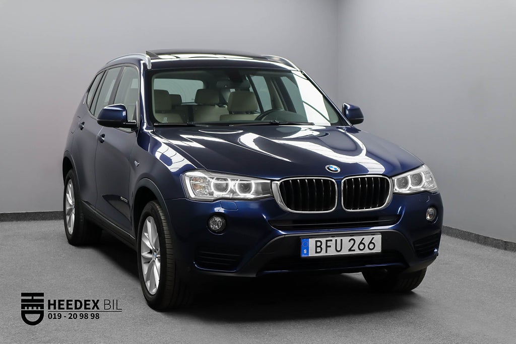 BMW X3 xDrive20d Steptronic 190hk Euro 6 Skinn Panorama Drag
