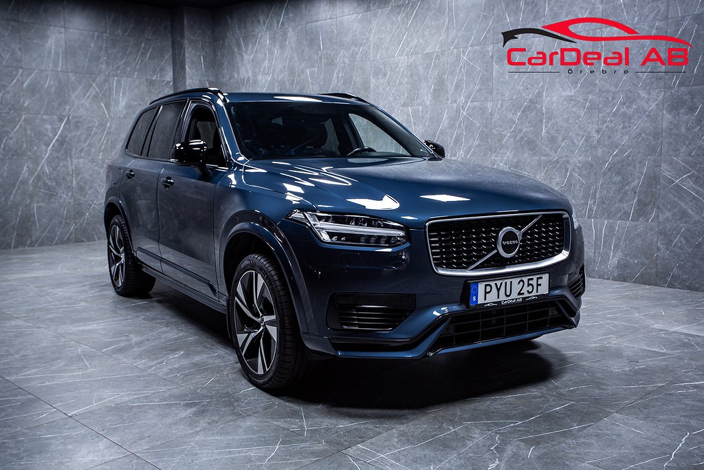 Volvo XC90 Recharge T8 AWD R-Design 7-Sits Kamera Drag MOMS