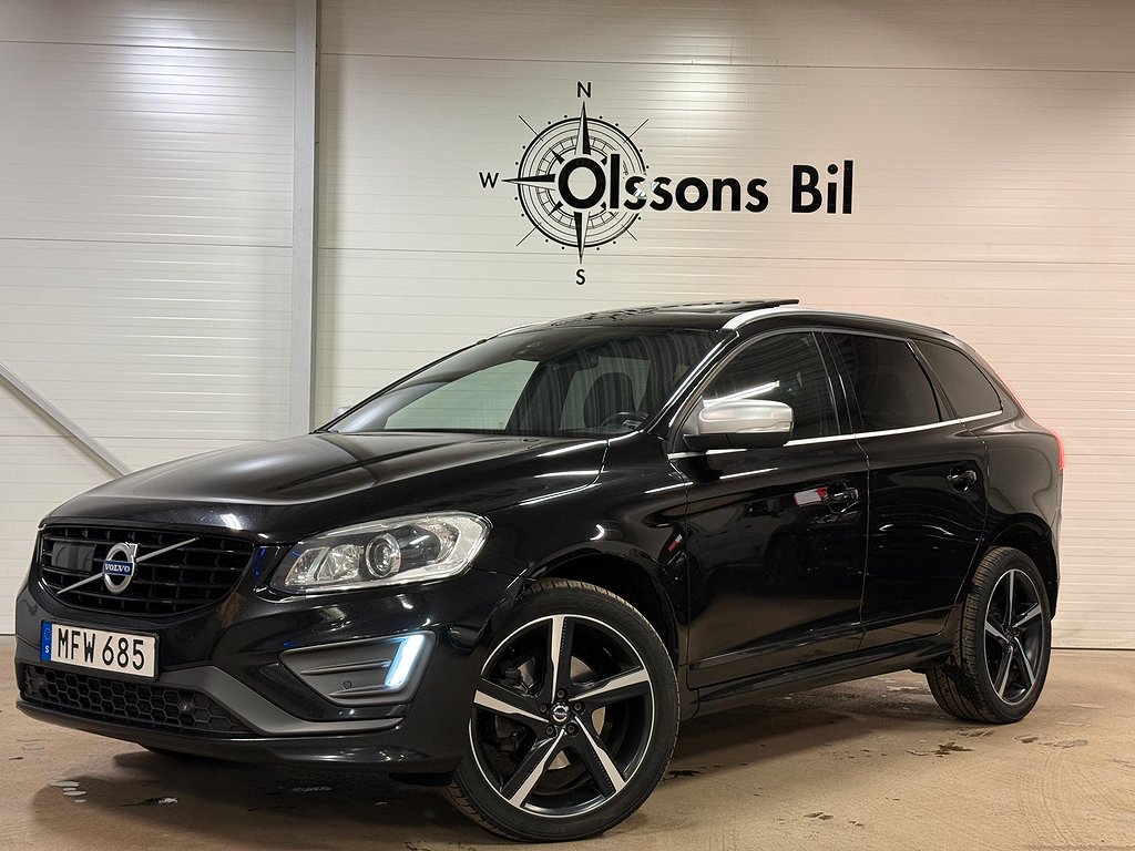 Volvo XC60 D4 AWD R-Design Aut D-Värm Läder Pano Navi VOC