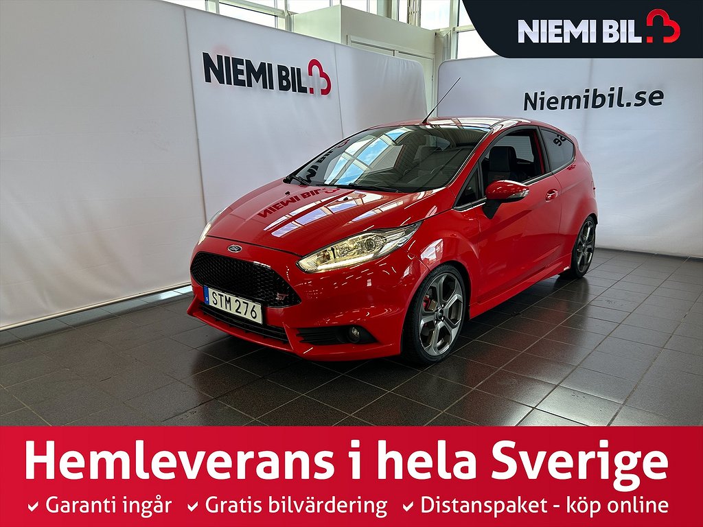 Ford Fiesta Fiesta ST 3-dörrars manuell SoV/Bkam/Navi/Recaro