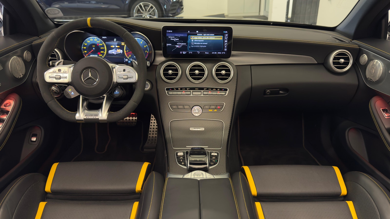 Mercedes-Benz C63 S AMG V8 510hk Cabriolet | Final Edition 2022 - miniatyr 14