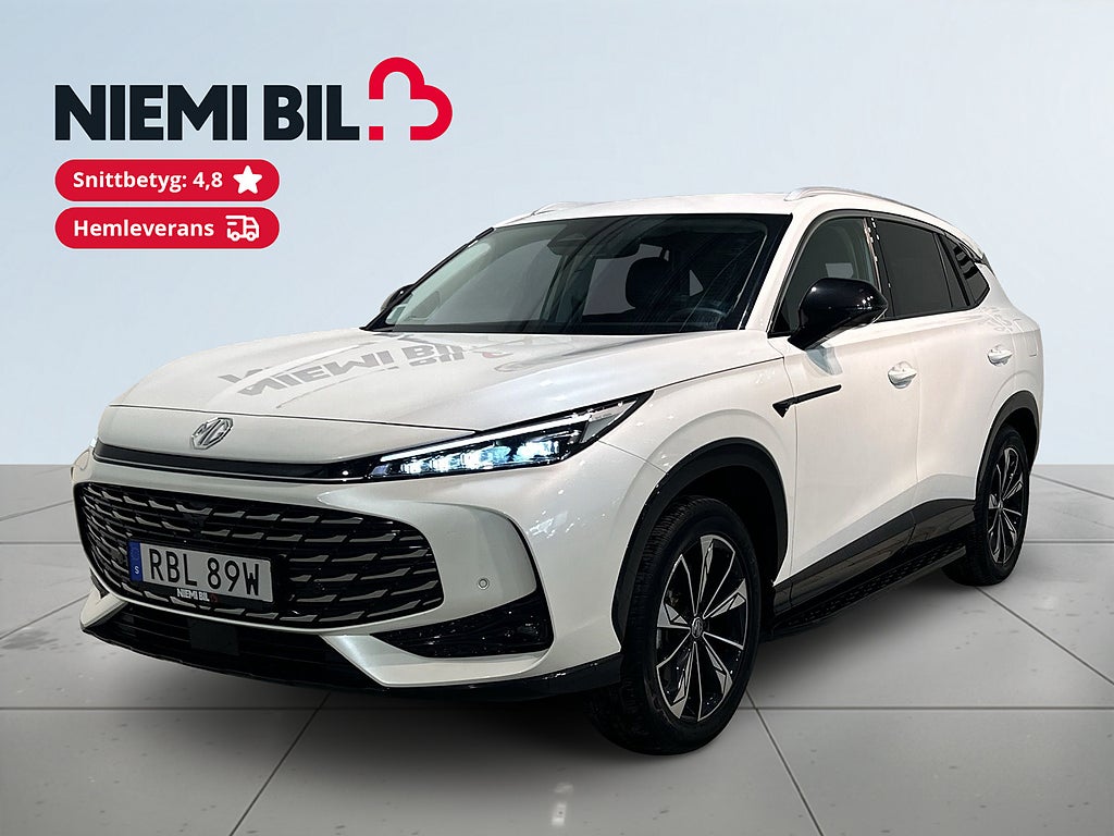 MG HS PHEV Luxury 360° GPS Pvärm Elbaklucka Skinn SoV MOMS
