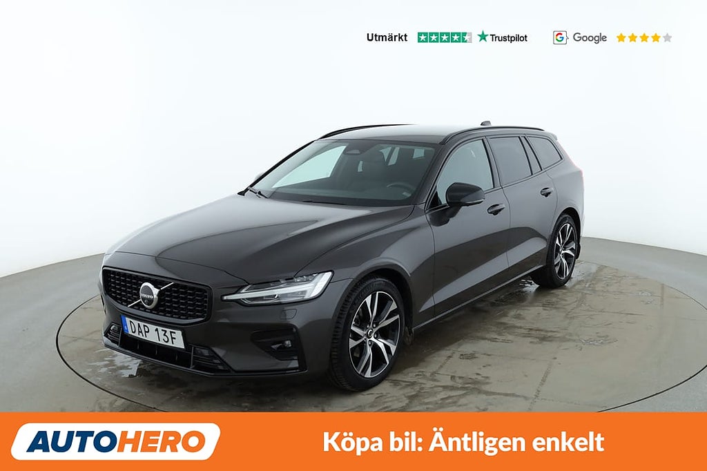 Volvo V60 2.0 B4 Plus Dark / 360-kamera, BLIS, H/K, CarPlay