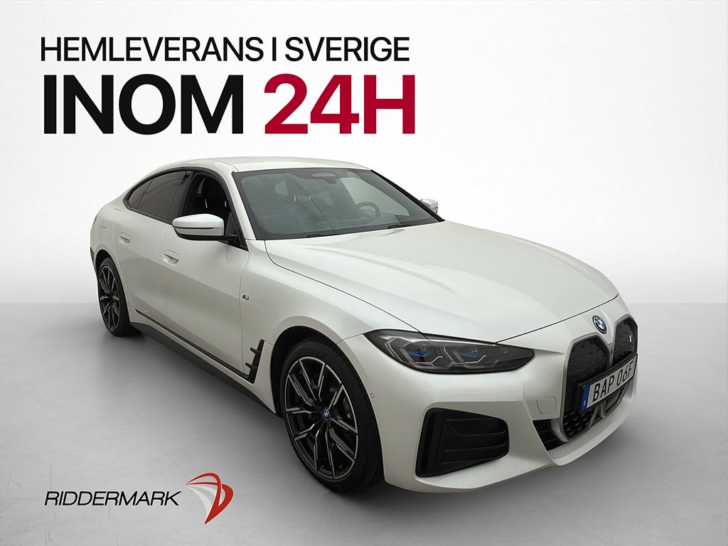 BMW i4 eDrive40 Gran Coupé 340hk M-Sport Laser Head-Up MOMS