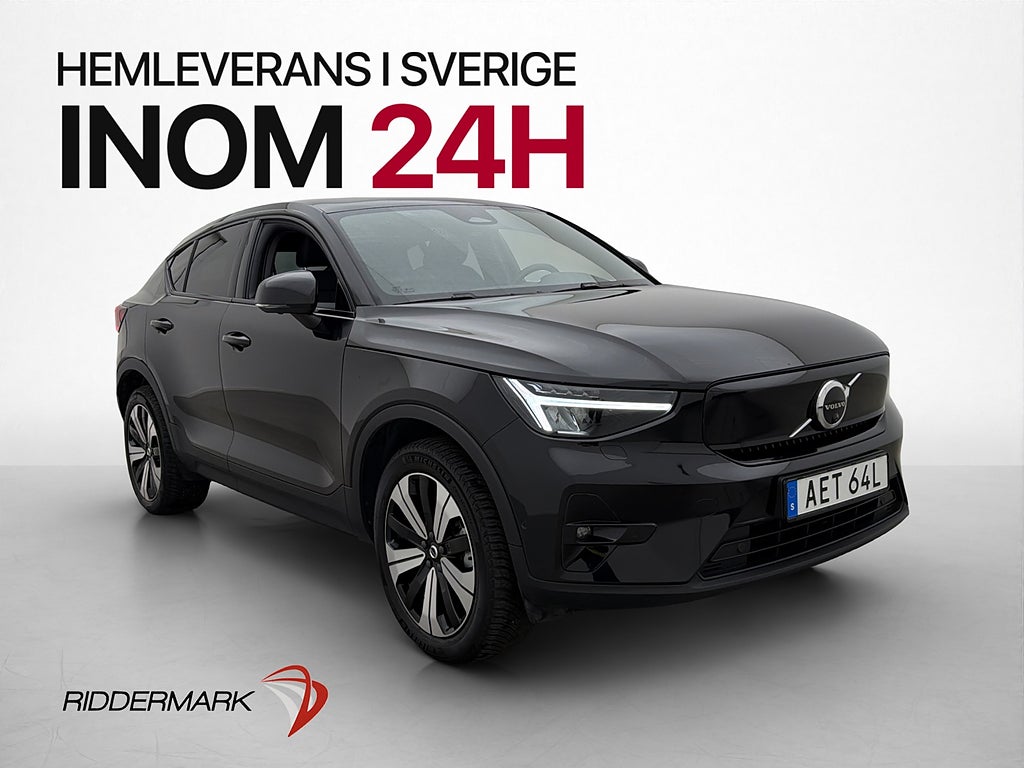 Volvo C40 Recharge Ultimate Pano H/K 360° Värmepump Drag