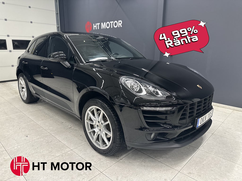 Porsche Macan S PDK/B-Kamera/20"/Värmare/Drag/340Hk 