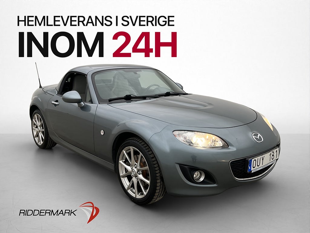 Mazda MX-5 Roadster Coupe 1.8 MZR 126hk Farthållare Skinn