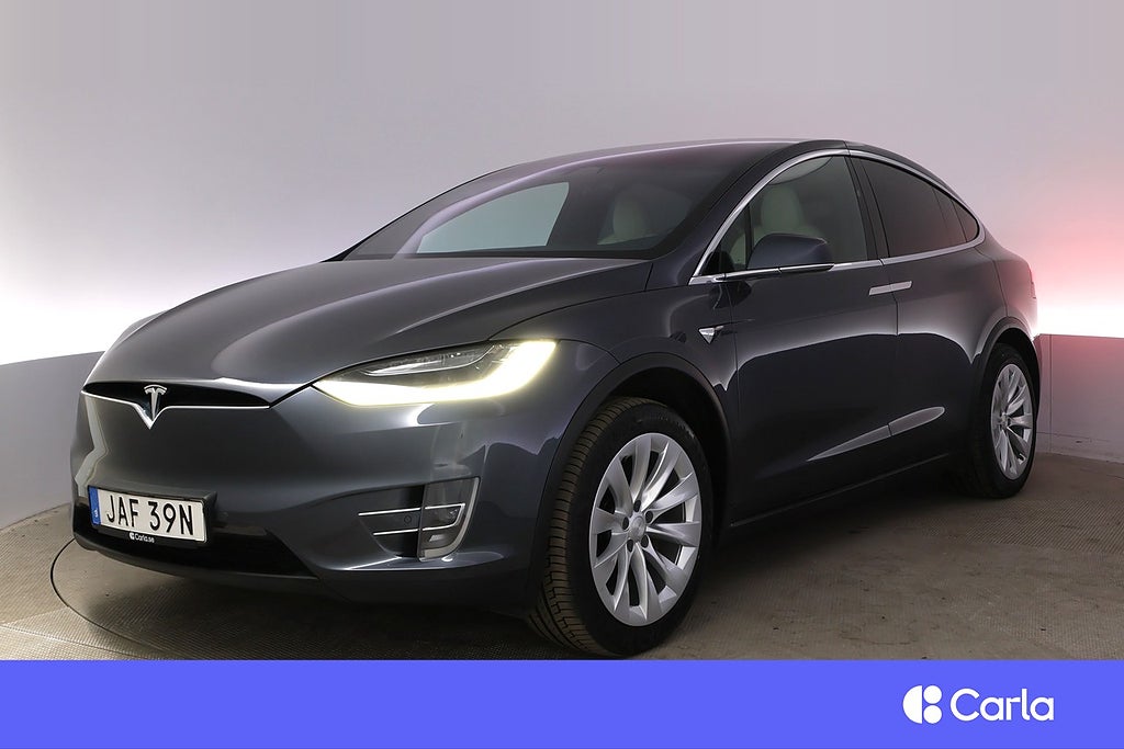 Tesla Model X Long Range AWD 7-sits FSD Pano Drag