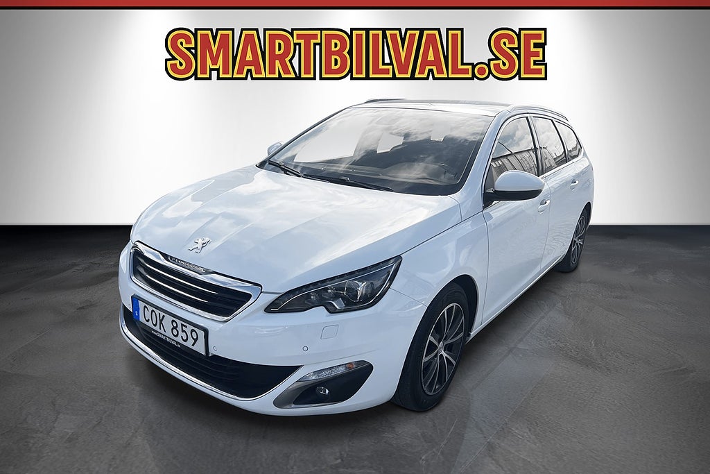 Peugeot 308 SW 1.6 BlueHDi 120HK Allure Aut Nyservad S+V Hjul Alu