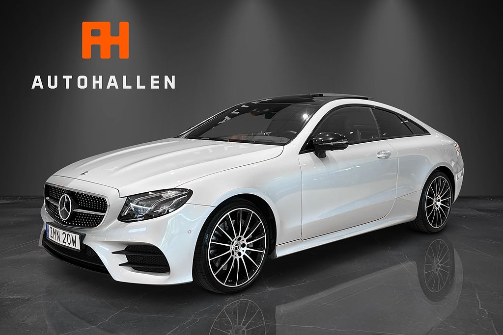 Mercedes-Benz E 300 Coupé 258hk AMG Line Pano / Widescreen / Burmester