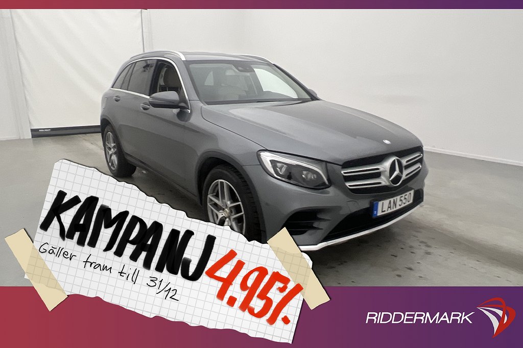 Mercedes-Benz GLC 220 d 4Matic AMG Skinn Drag 4,95% Ränta