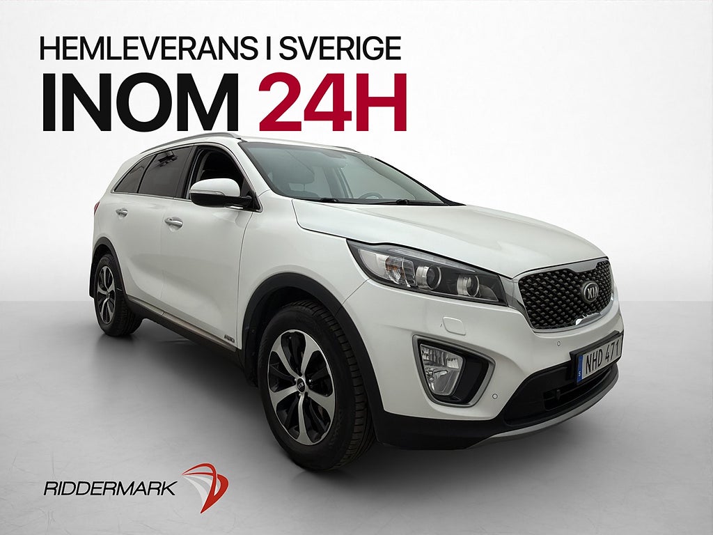 Kia Sorento 2.2 CRDi AWD Business Pano 7-sits Drag Kamera