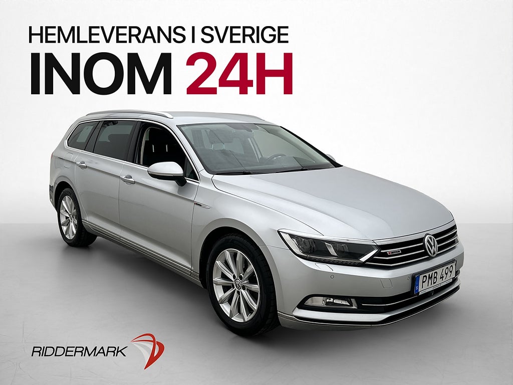 Volkswagen Passat TDI 4M 190hk GT Kamrem-Bytt 360° Värm Drag