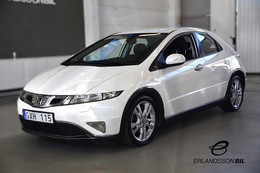 Honda Civic 5-dörrar 1.8 i-VTEC Sport NYSERVAD DRAGKROK P-SEN