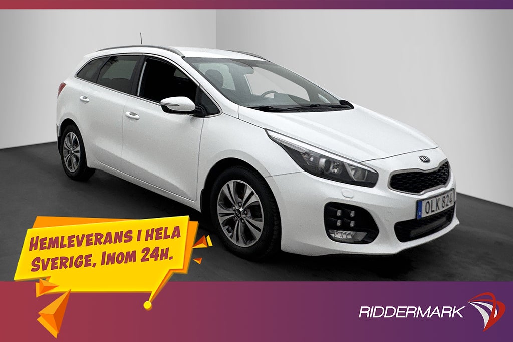 Kia Ceed 1.6 CRDi 136hk GT-Line Rattvärme Navi P-Sensorer