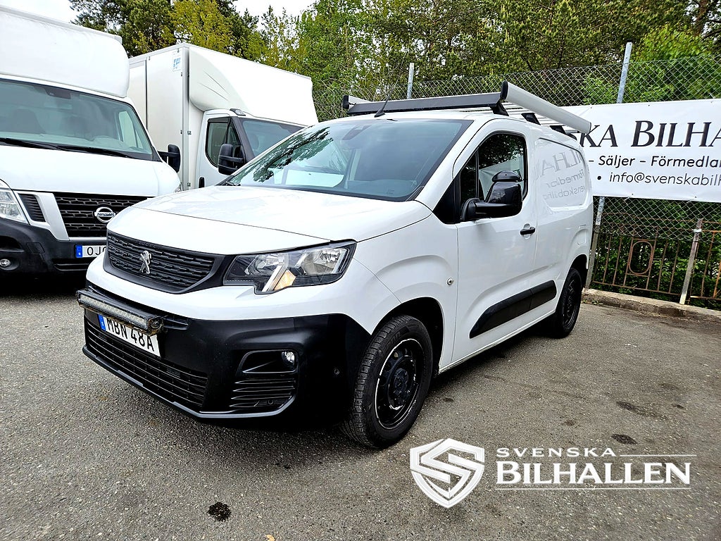 Peugeot Partner Utökad Last 1.5 BlueHDi AUT Värmare GPS Drag Takräcke