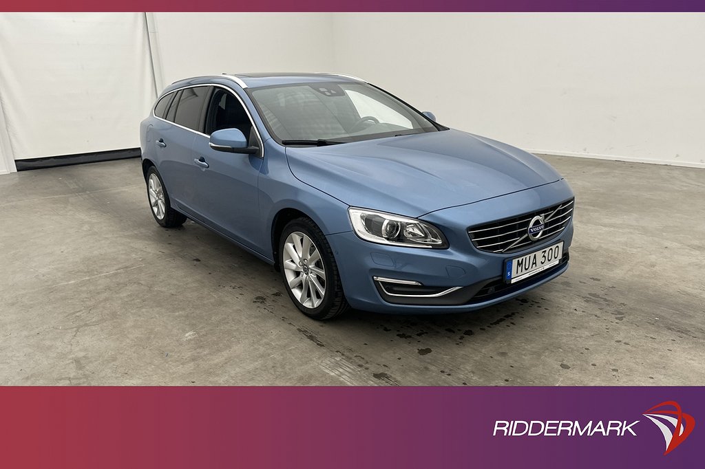 Volvo V60 D4 190hk Summum Taklucka Kamera Navi Rattvärme VOC