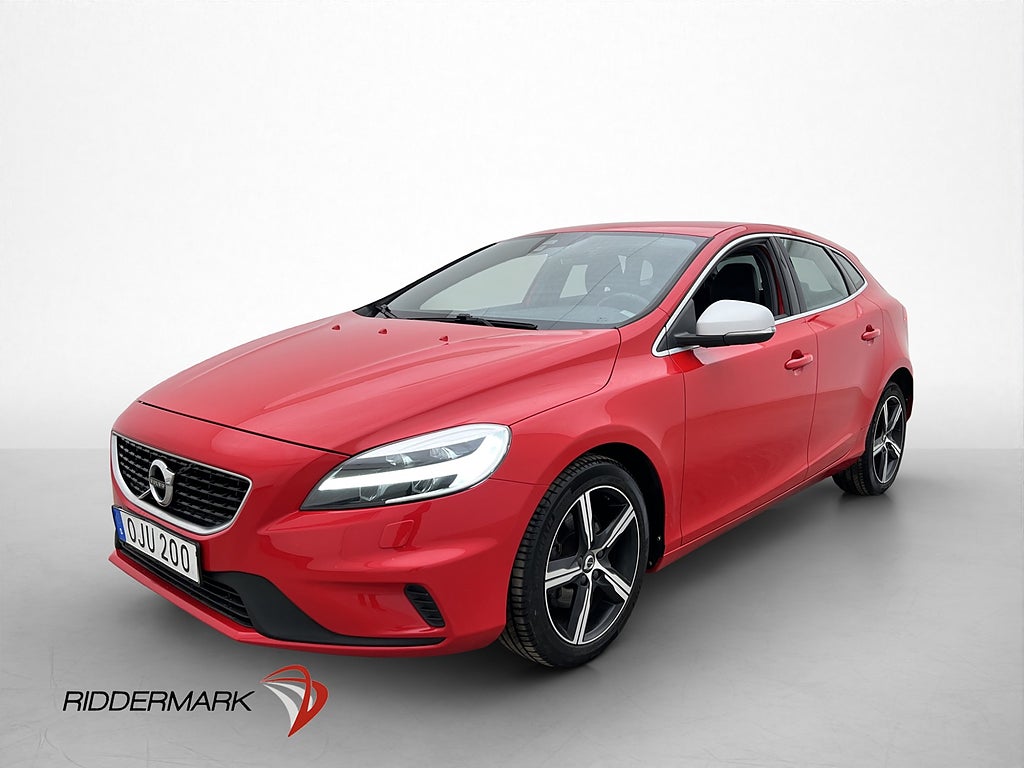Volvo V40 T2 122hk R-Design Skinn&Alcantara Sensor 2-Brukare