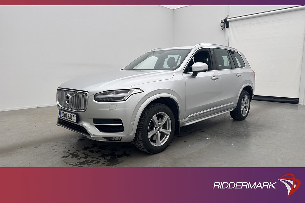 Volvo XC90 D5 AWD 235hk Inscription VOC Värm 360° Skinn MOMS