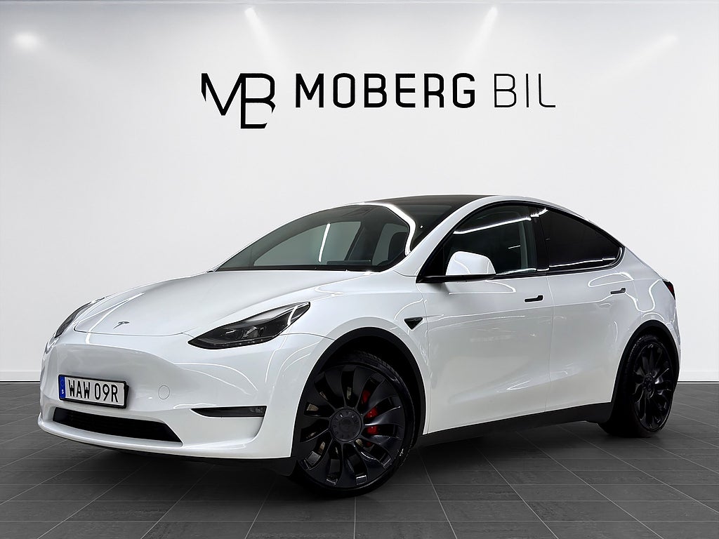 Tesla Model Y Performance 534hk Drag 21" B-Kamera Läder MOMS